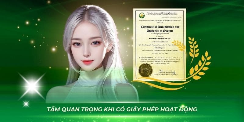 Giấy phép hoạt động hợp pháp