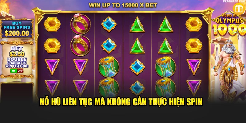 Nổ hũ liên tục mà không cần thực hiện spin