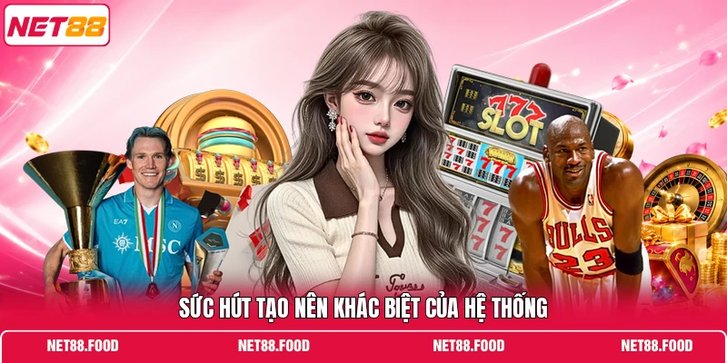 NET88 Sức hút tạo nên khác biệt của hệ thống